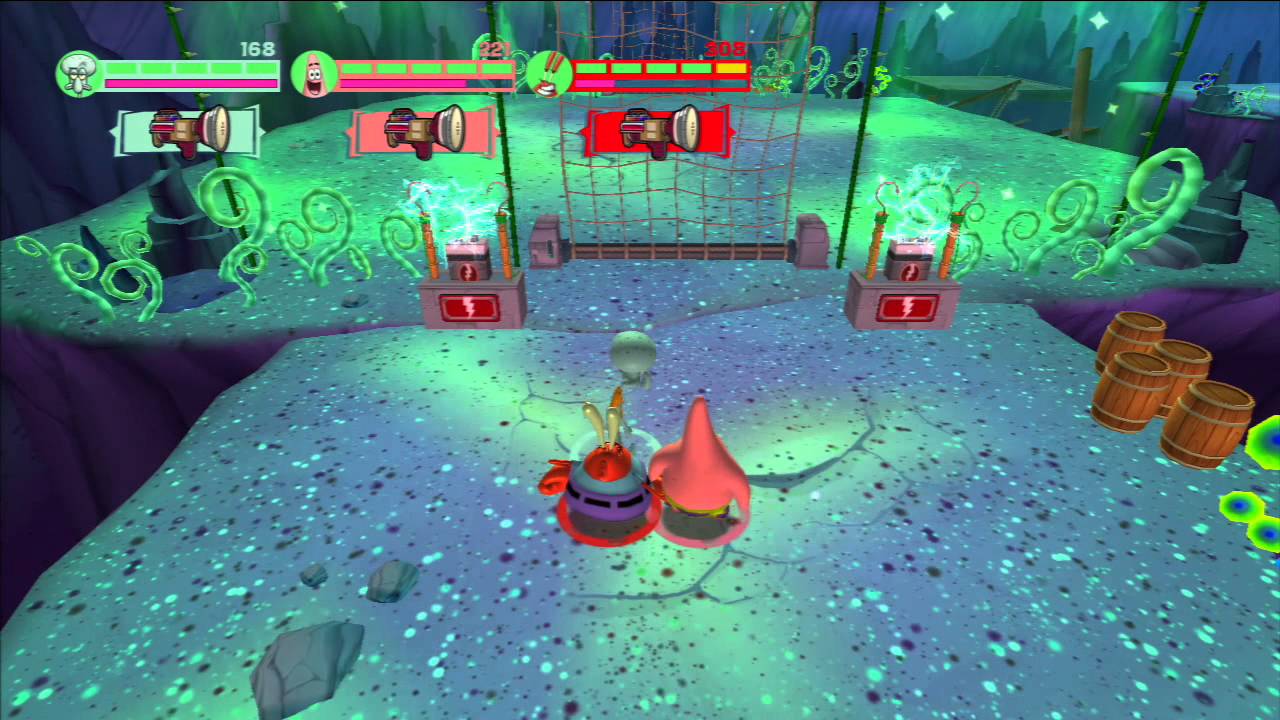 SpongeBob: Plankton's Robotic Revenge: 3 PLAYER Walkthrough [Part 7]