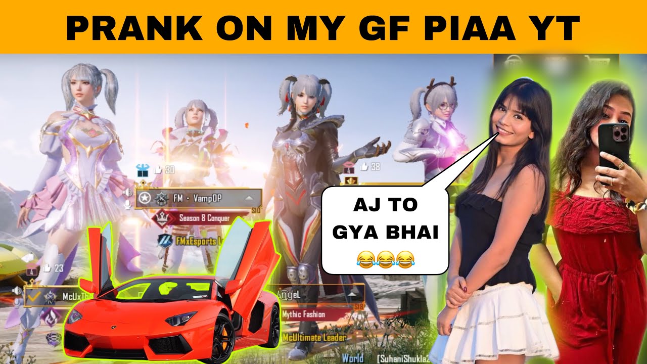 Finally prank on my gf PIAA YT | ALEXA & VAMPFYRE challenge me for 15 Kills With Chicken Dinner