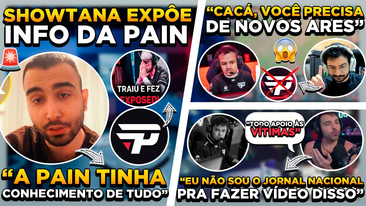 🚨 POLÊMICA ! SHOWTANA CONTESTA A PAIN ! MINERVA RESPONDE A COMUNIDADE ! REVOLTA ACONSELHA o CARIOK