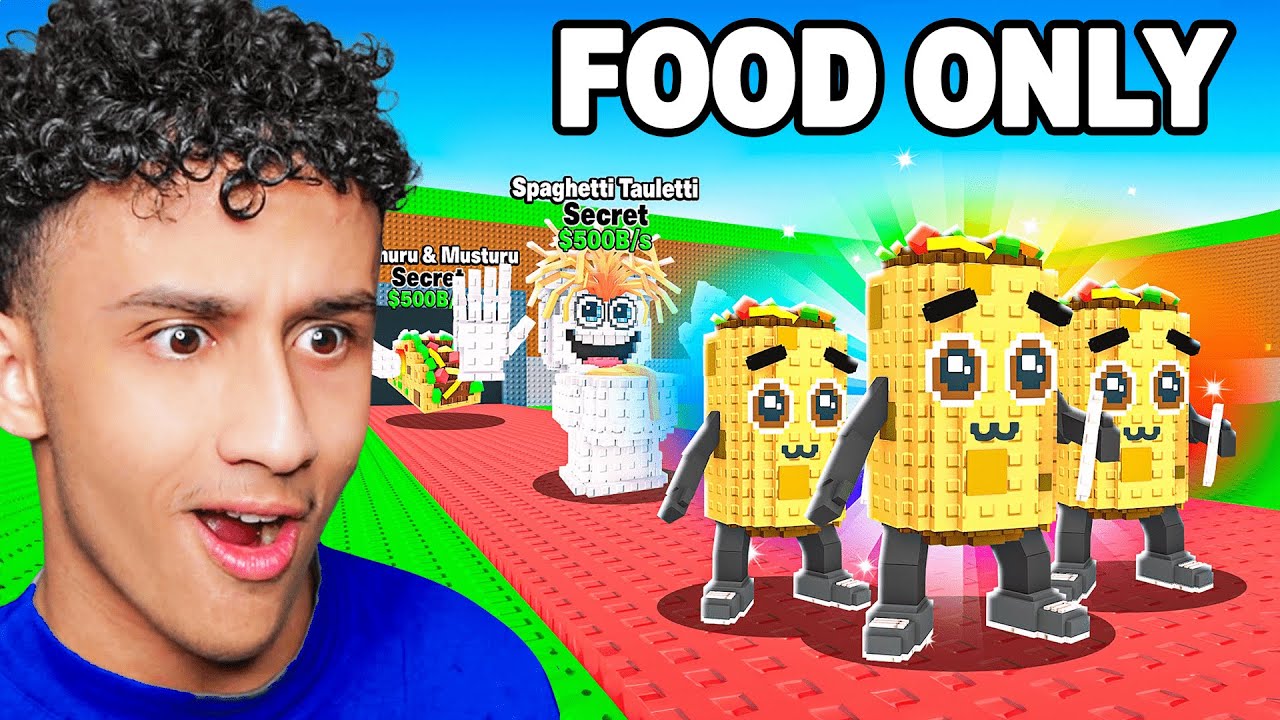 $0 to $1 TRILLION with FOOD ONLY Brainrots