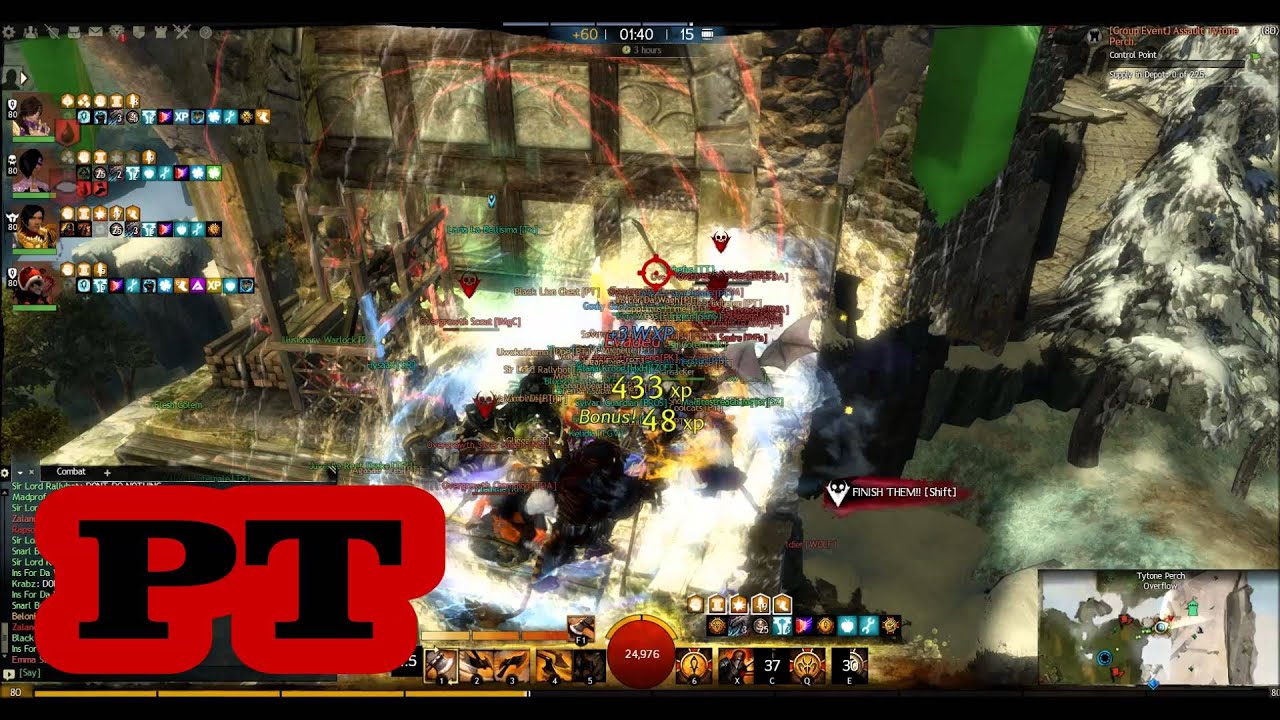 GW2 Da Pain Train [PT] FUN RAID, High dmg warrior POV WvW/EotM