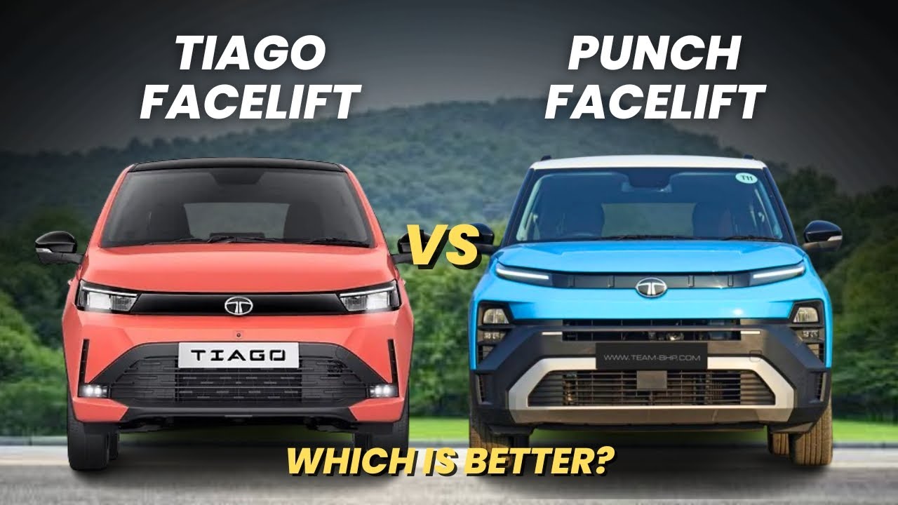 Tata Tiago Facelift 2026 vs Tata Punch Facelift 2026 | Which is Best Pick? | Tiago vs punch