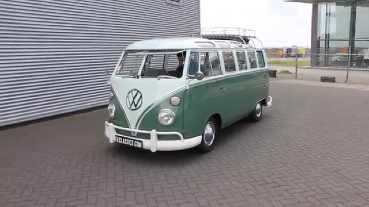 Volkswagen T1 Samba 1965 21 windows very good condition-VIDEO- www.ERclassics.com