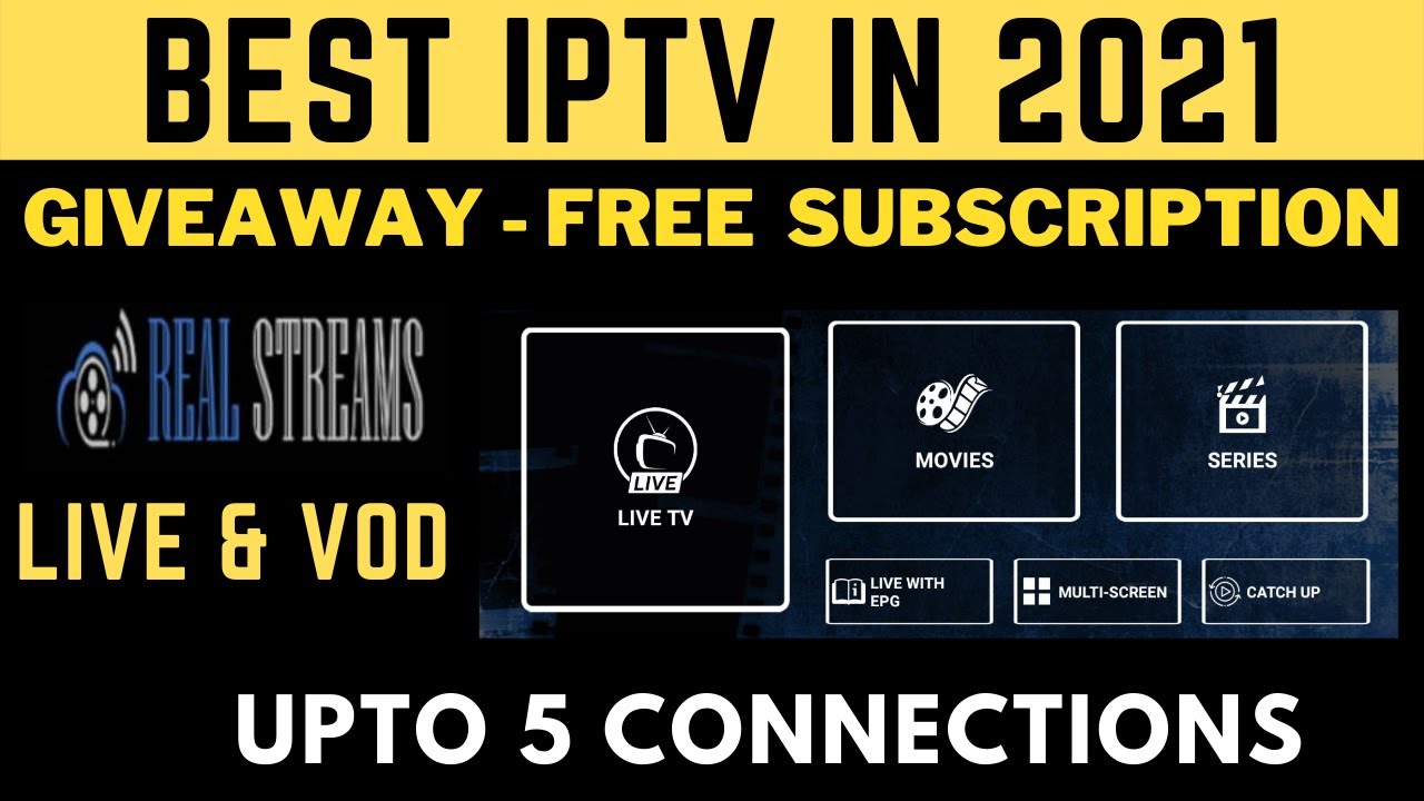 Top new IPTV Service in 2021 | Real Streams TV Review | No IP Lock