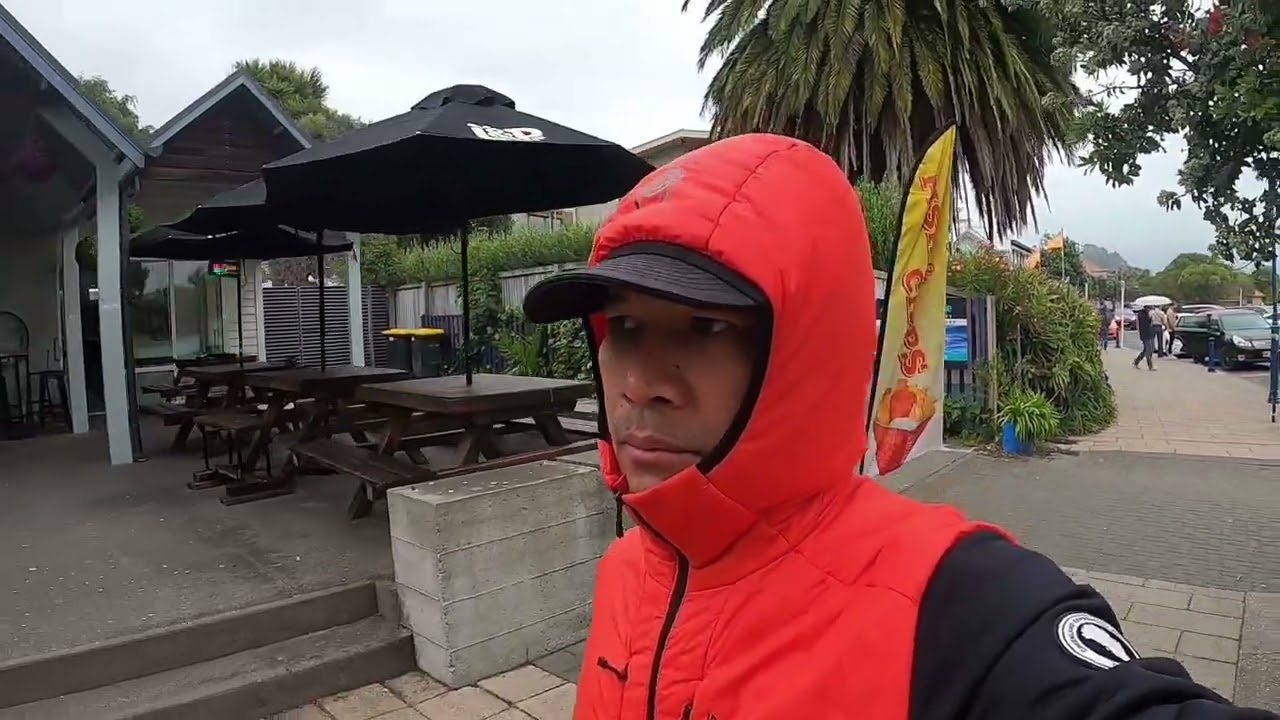 Strolling in Akaroa, New Zealand