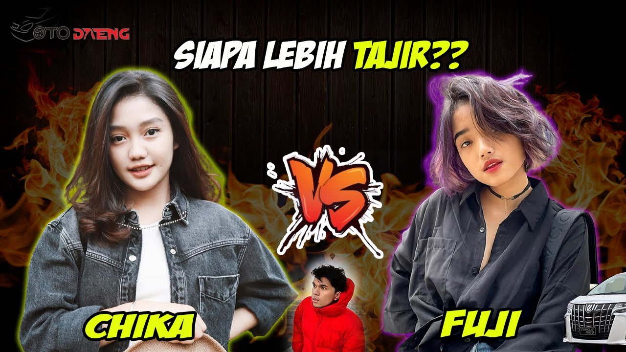 Hembusan Angin CINTA SEGITIGA?? Begini Perbandingan Kekayaan Dan Koleksi Chika Tiktok dan Fujianti