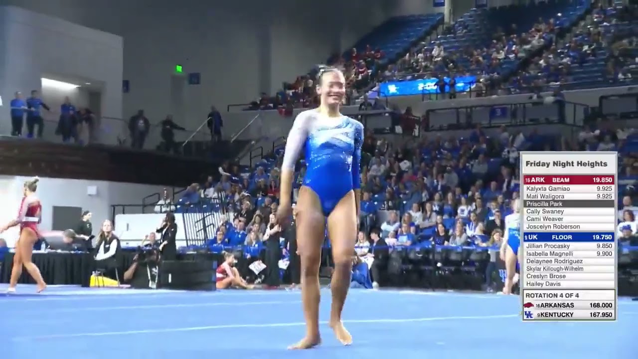 Delaynee Rodriguez 9.925 Floor Kentucky vs Arkansas 3-7-25