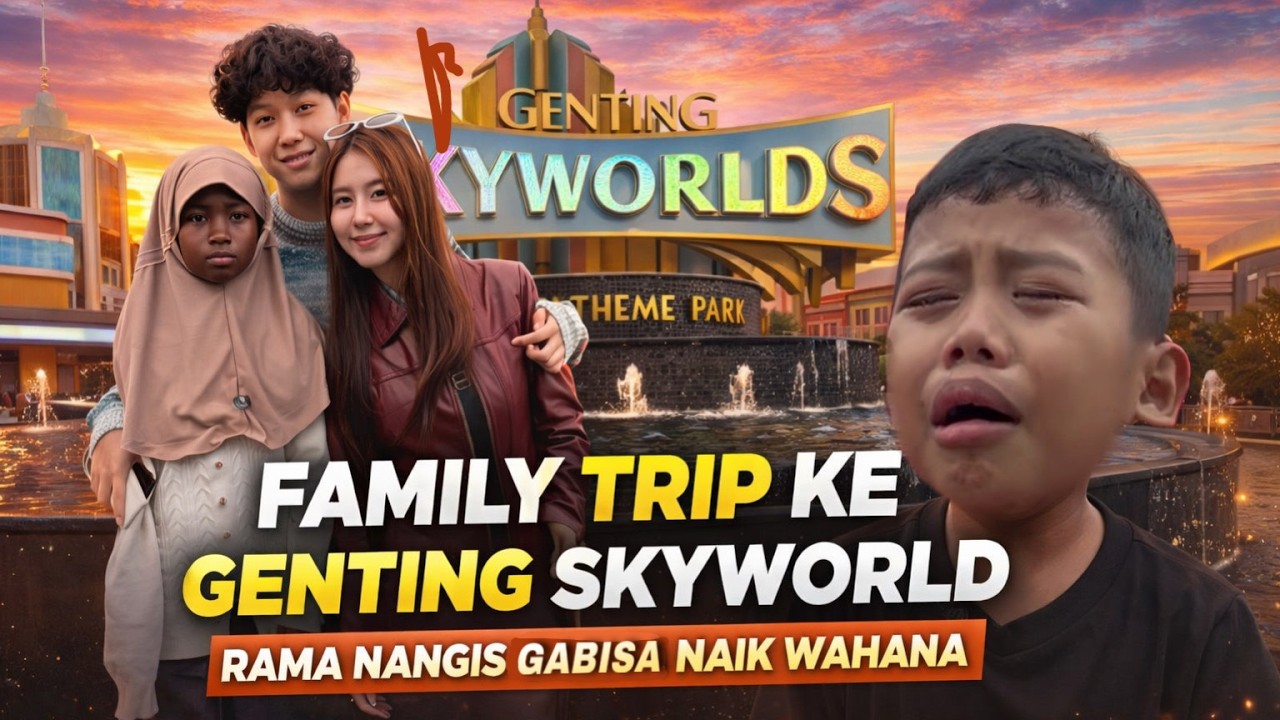 FAMILY TRIP KE GENTING SKYWORLD!!! |  RAMA NANGIS GABISA NAIK WAHANA