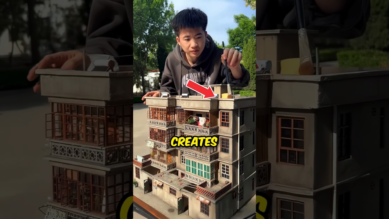 Insane Miniature Building Art🤯