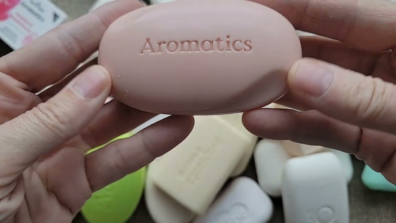 Unpacking the soap,step by step,we open the packages and take out the bars! Asmr!