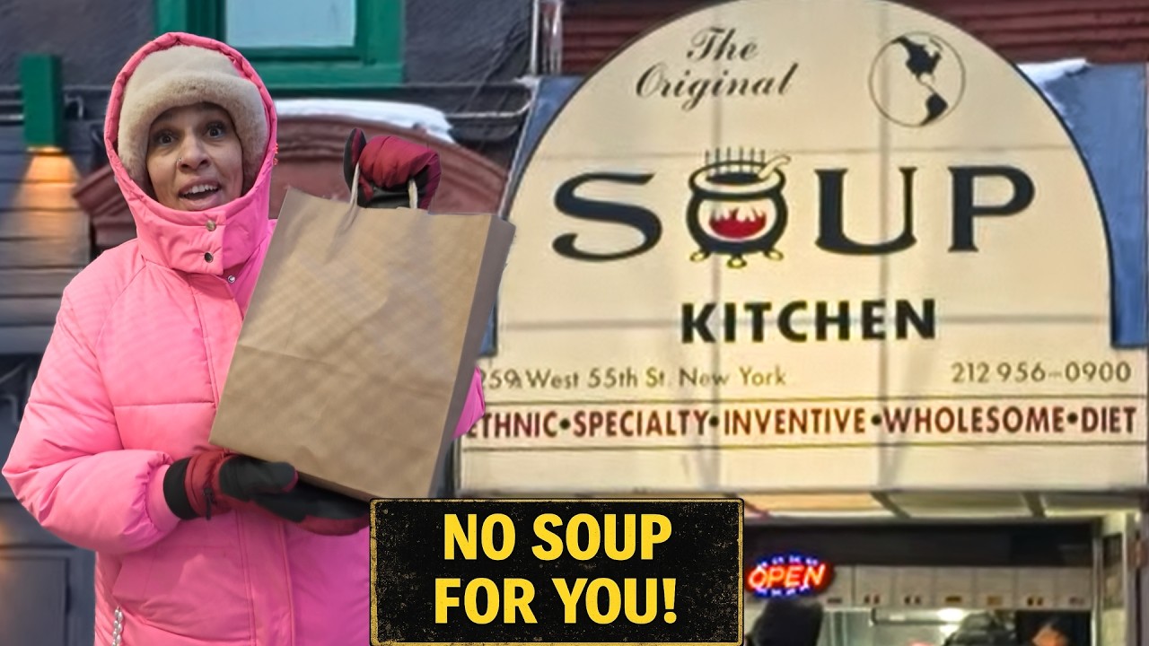 Freezing Cold NYC Vlog Brooklyn Photo Shoot, Open Casting Call & Seinfeld’s Iconic Soup Kitchen