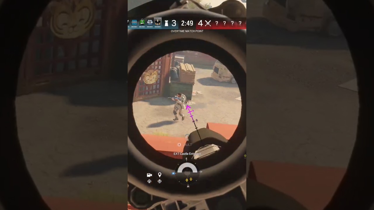 R6 theme park run out