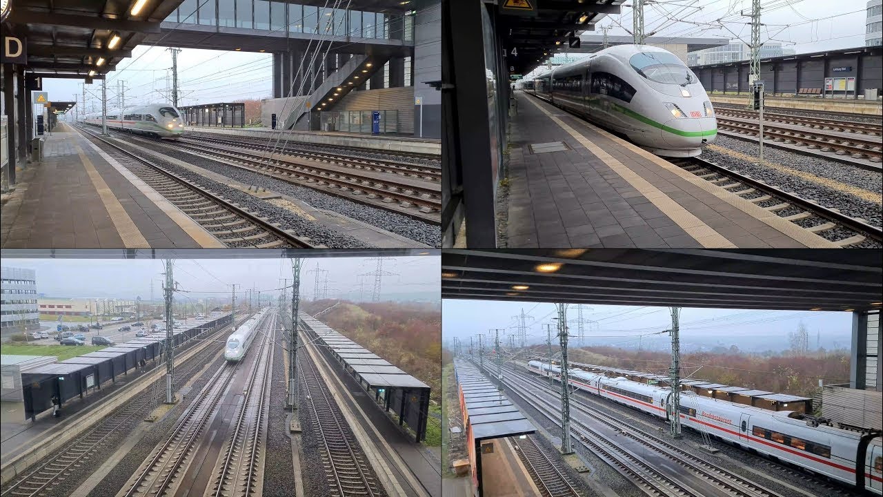 ICEs am Bahnhof Limburg Süd (Dezember 2020)