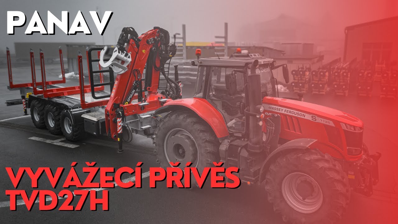 PANAV - Vyvážecí Přívěs TVD27H