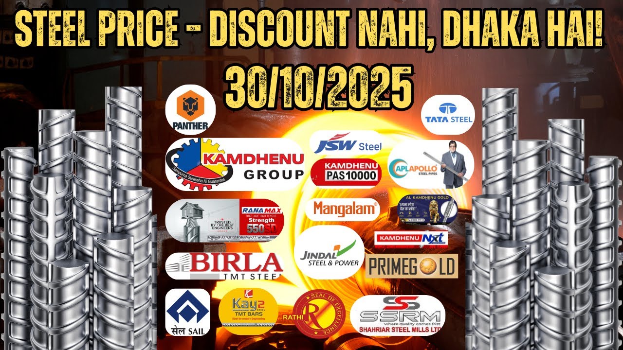 Steel Price &ndash; Discount Nahi, Dhaka Hai! 😱