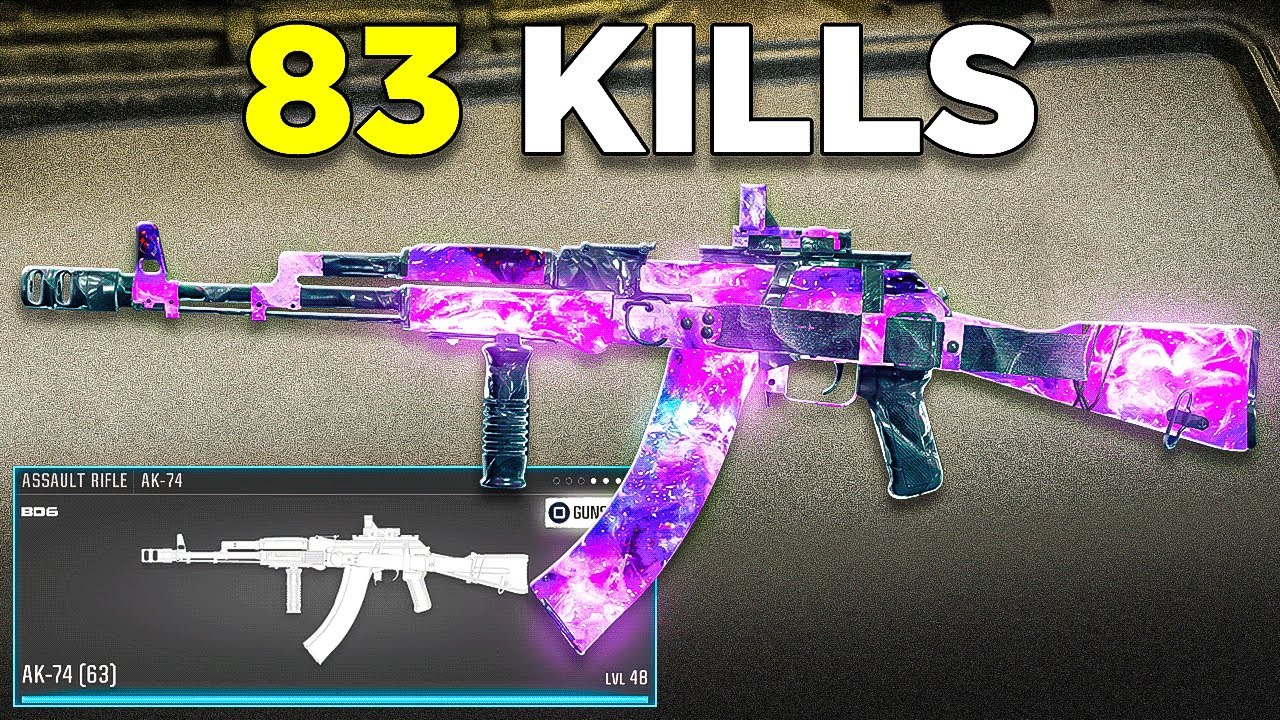 83 фрага с лучшим сетапом на АК-74 в Black Ops 6 Warzone! 🔥 (Лучшая сборка АК-74)