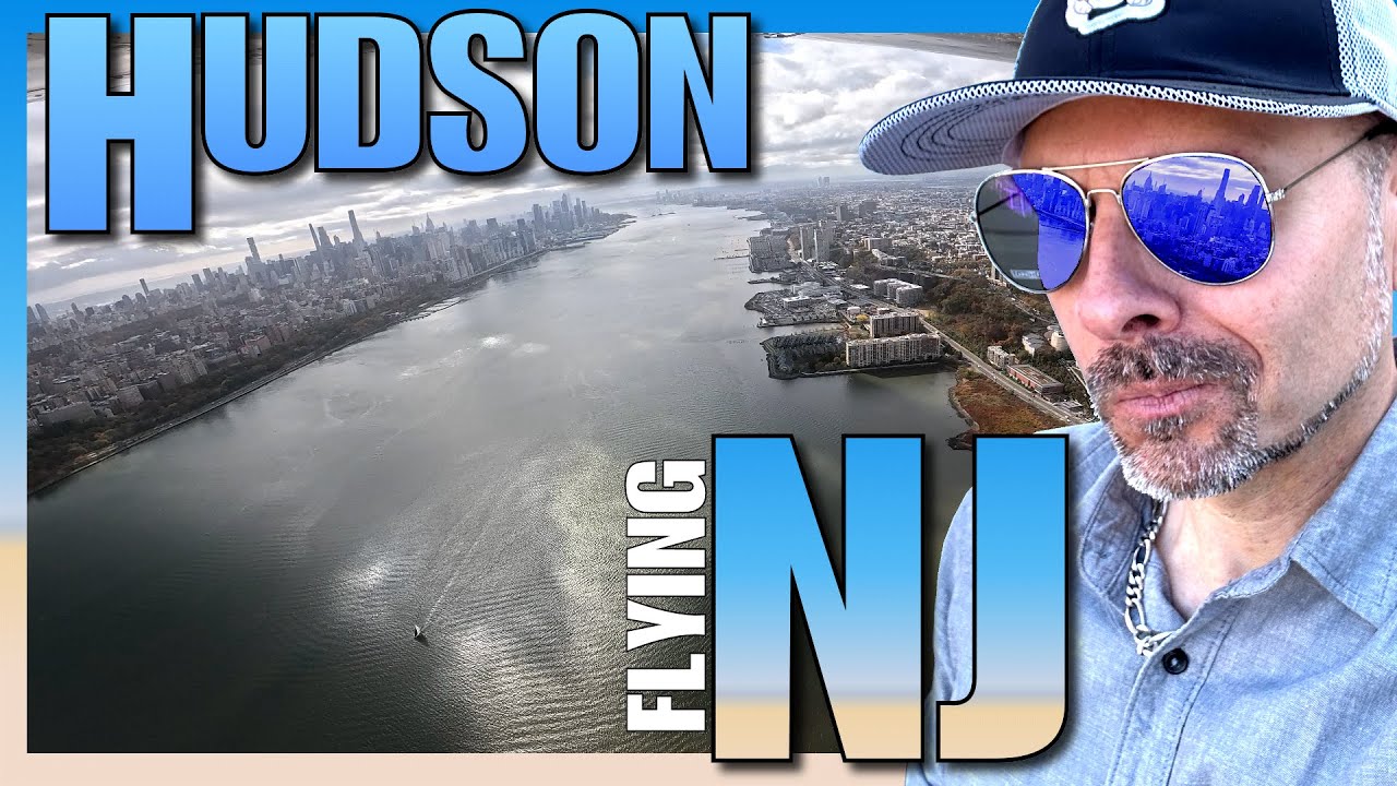 Flying the Hudson River Exclusion at 1100ft | Southbound Over NJ&rsquo;s Iconic Skyline