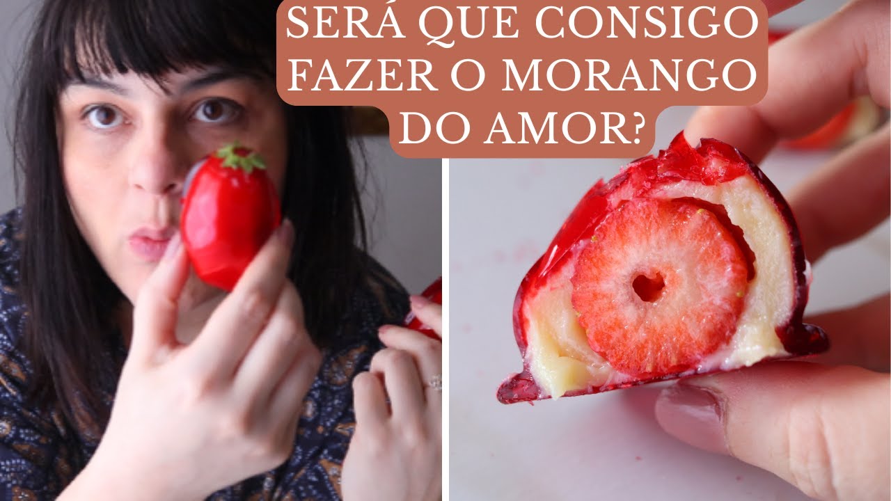 SERÁ QUE CONSIGO FAZER O MORANGO DO AMOR???