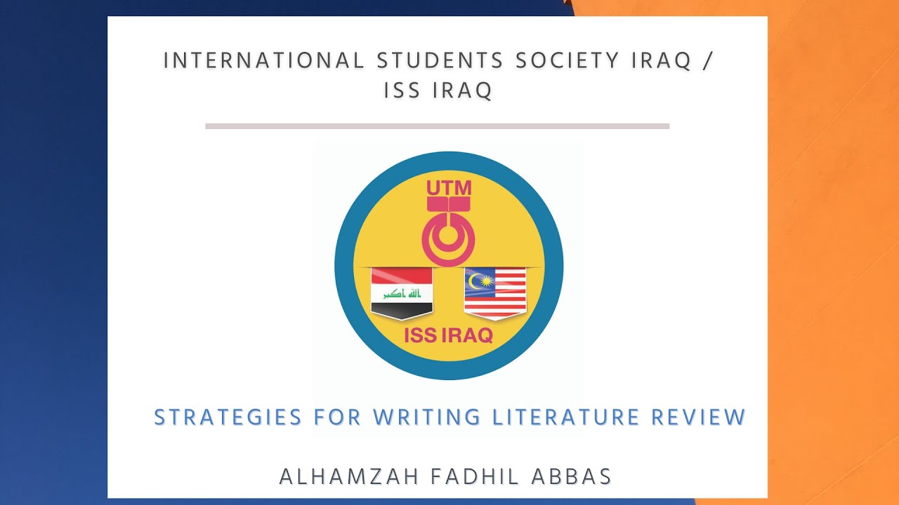 STRATEGIES FOR WRITING LITERATURE REVIEW