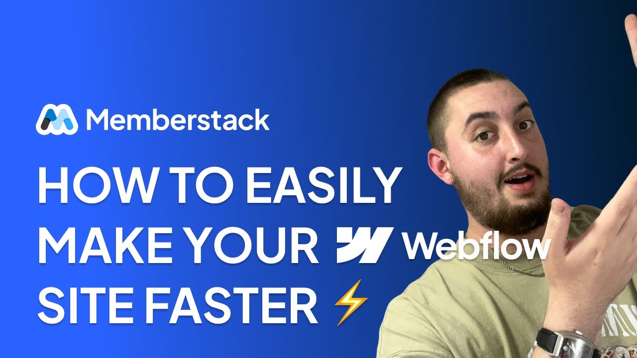 How To EASILY Boost Your Webflow Site Page Speed!