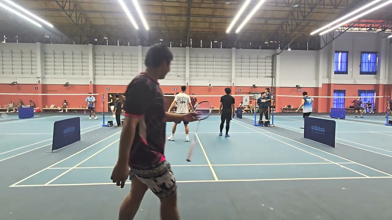 แข่งแบด KMITL2026| มือ​N (แบ่งกลุ่ม​) Matchที่2 อู๋/นิว vs​ บี้/เแฮก 1-1