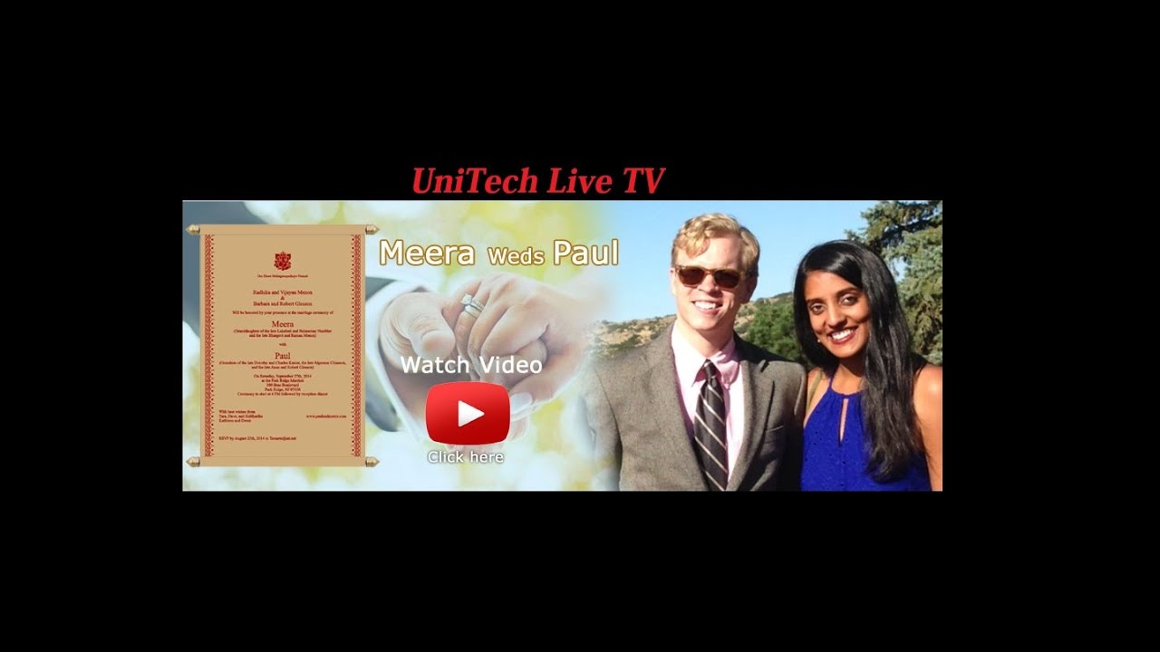 Wedding Highlights Meera Menon weds Paul Gleason - Tara Arts Vijayettan's Daughter - UniTechTV