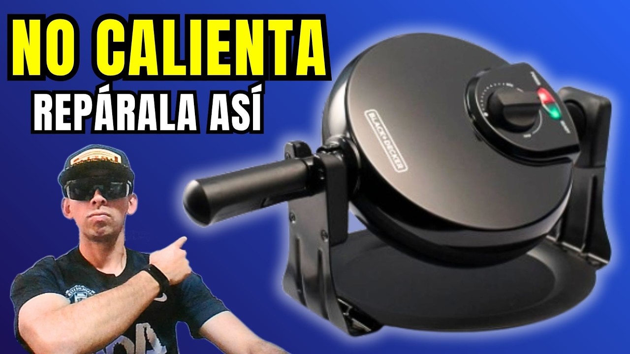 CÓMO REPARAR UNA SANDWICHERA O WAFLERA QUE NO CALIENTA #viralvideo #diy #electricidad #mantenimiento