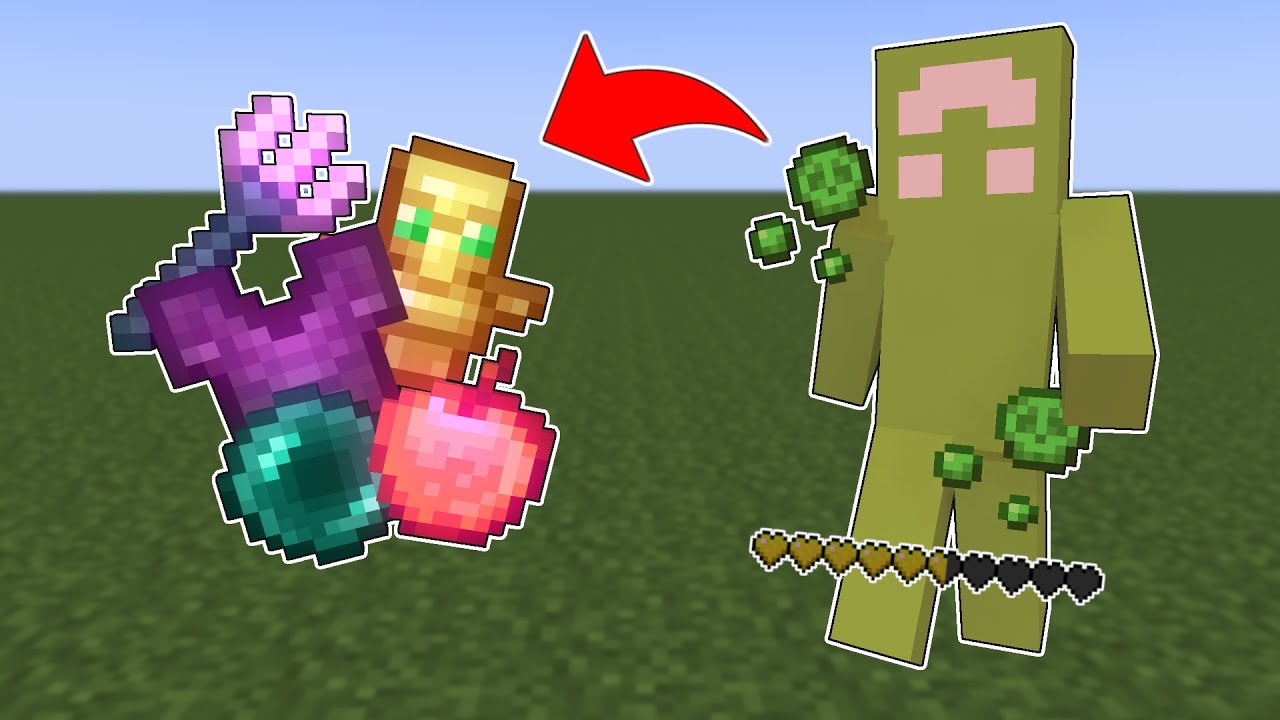 Minecraft, but Poison Drops OP Items...