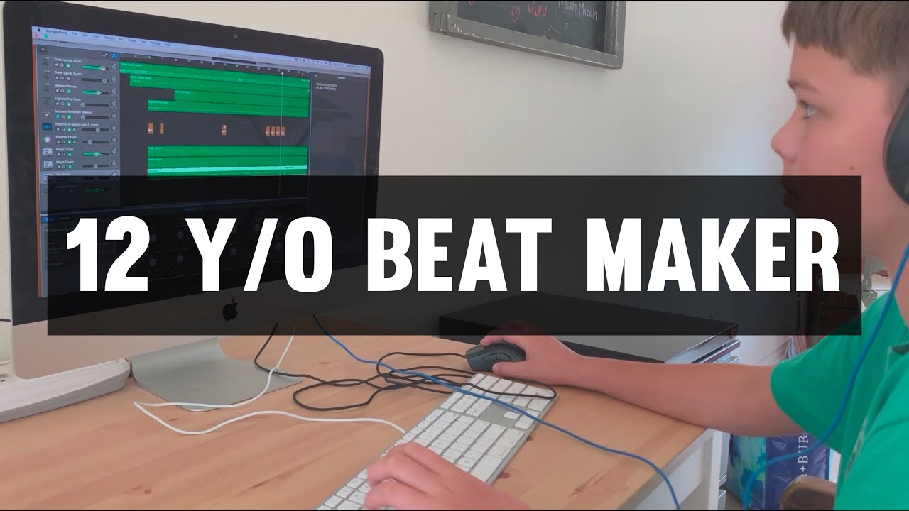 12 Year Old Beat Maker Makes A Lofi Beat In GarageBand
