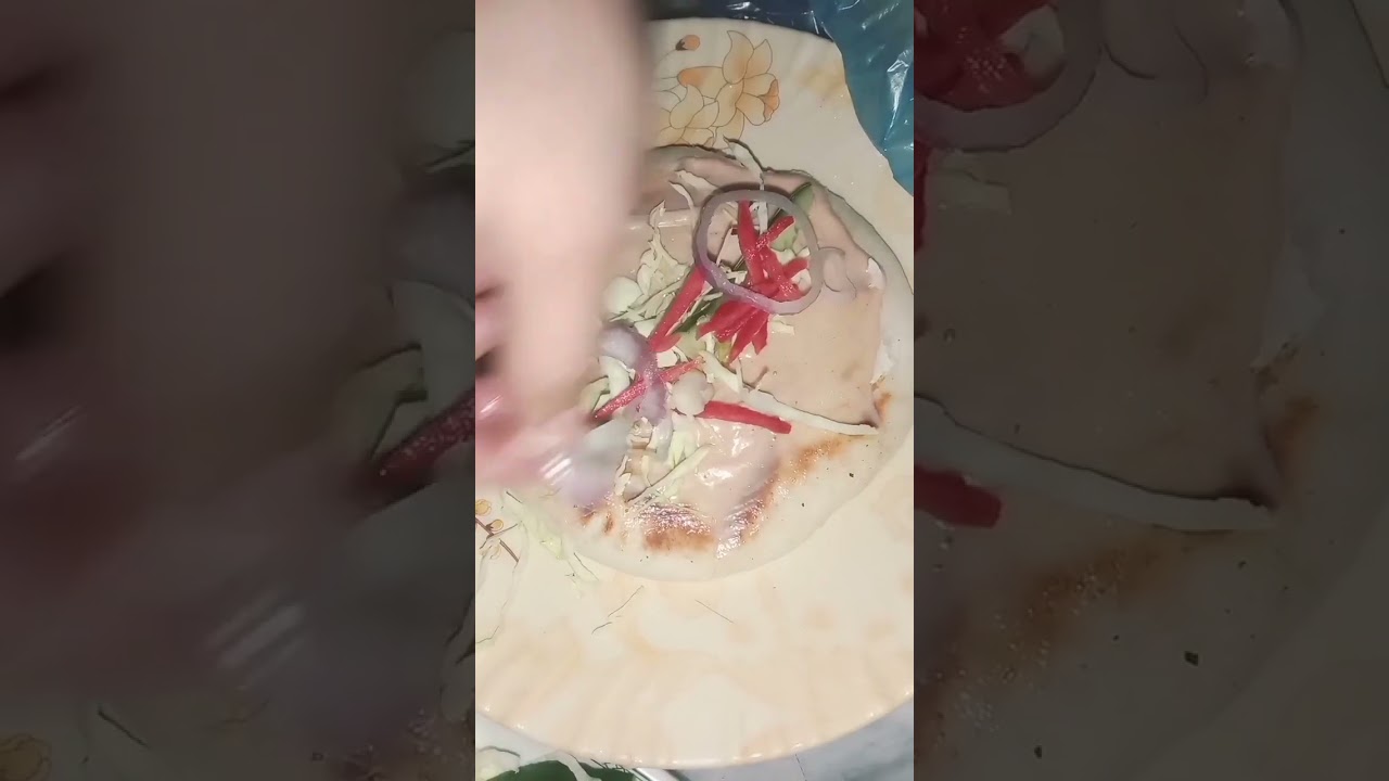 Chicken tikka shawarma homemade easy recipe #cookwithamber #viralvideo #quran