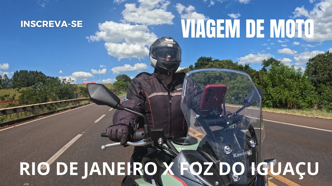 VIAGEM DO RIO DE JANEIRO A FOZ DO IGUAÇU DE MOTO VERSYS X-300! JANEIRO DE 2025.