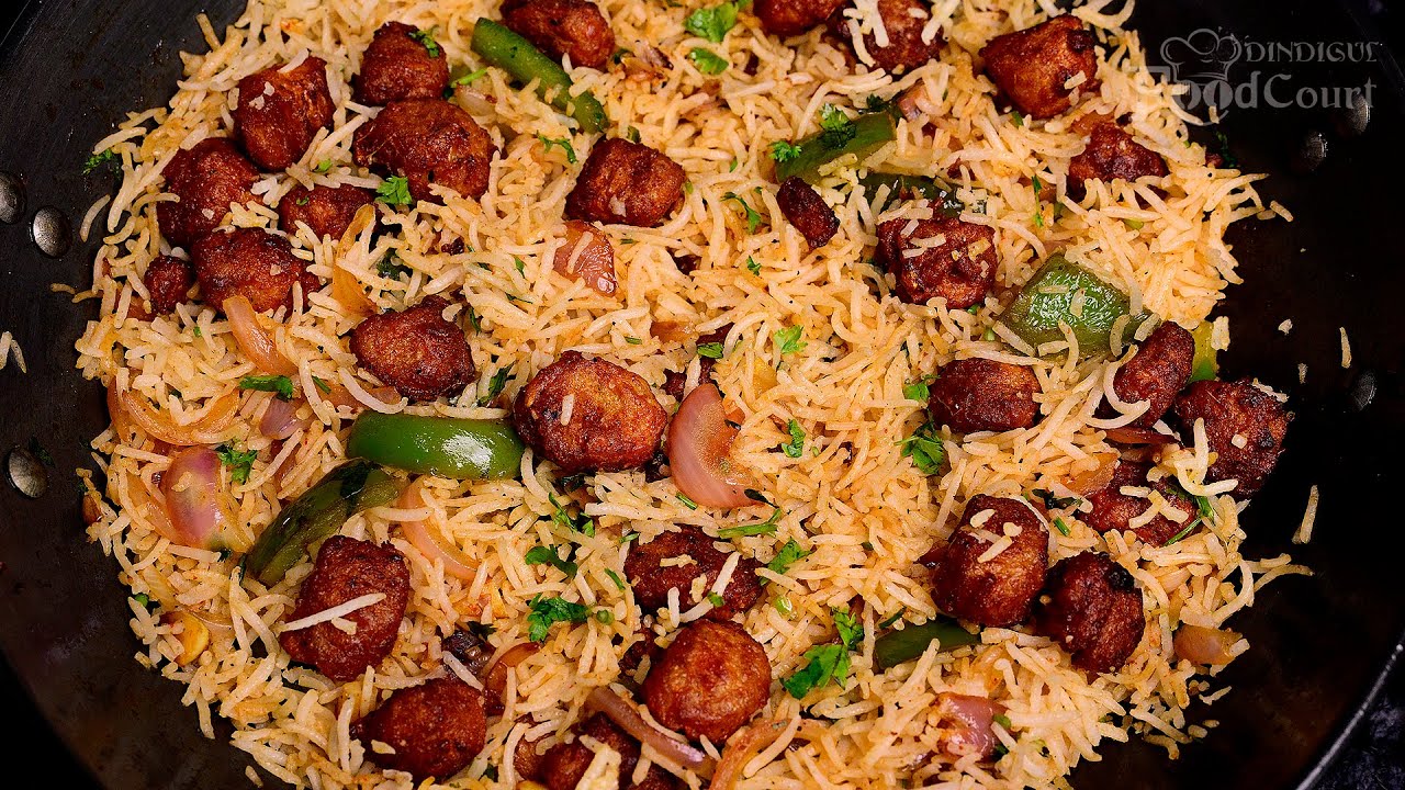 Soya Fried Rice/ Meal Maker Fried Rice/ Fried Rice Recipe
