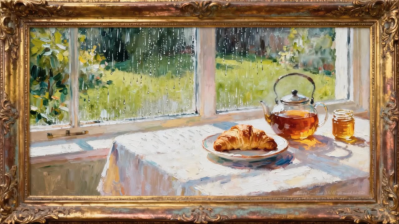 Cozy Window View Frame TV Art Relaxing Animated Still Life No Music 3 hours 2026