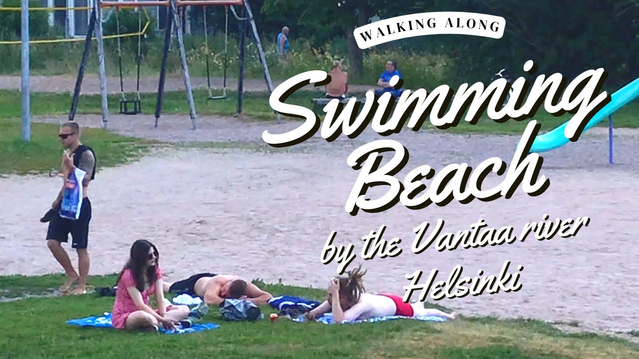 Tapaninvainion Uimaranta - Swimming Beach in Helsinki, by the river Vantaa, great place for Kayaking