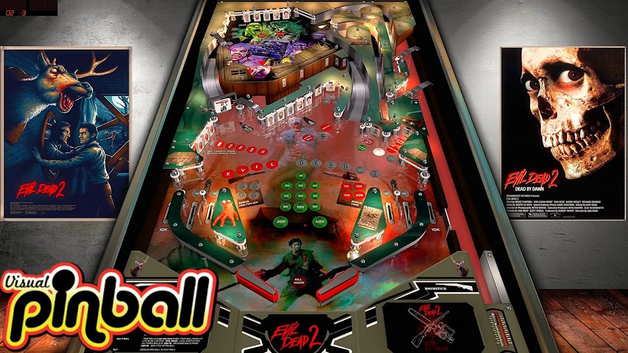 EVIL DEAD 2 - PINBALL |🪓👹O terror cult chegou ao Visual Pinball! - VPINBALL#21