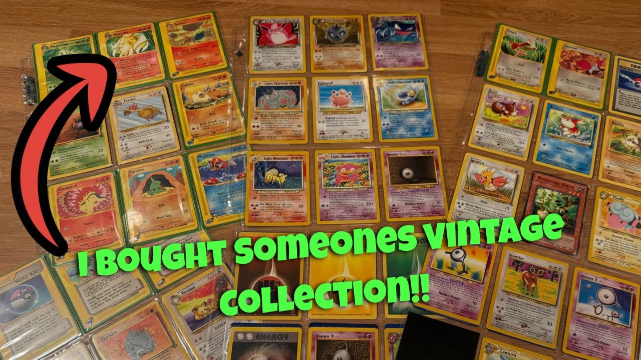 Did I Get Scammed On This Vintage Pokemon Collection Pickup!?!