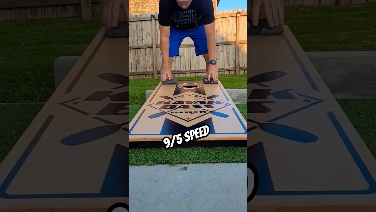 CBC Carbon Speed Test #cornhole #aco
