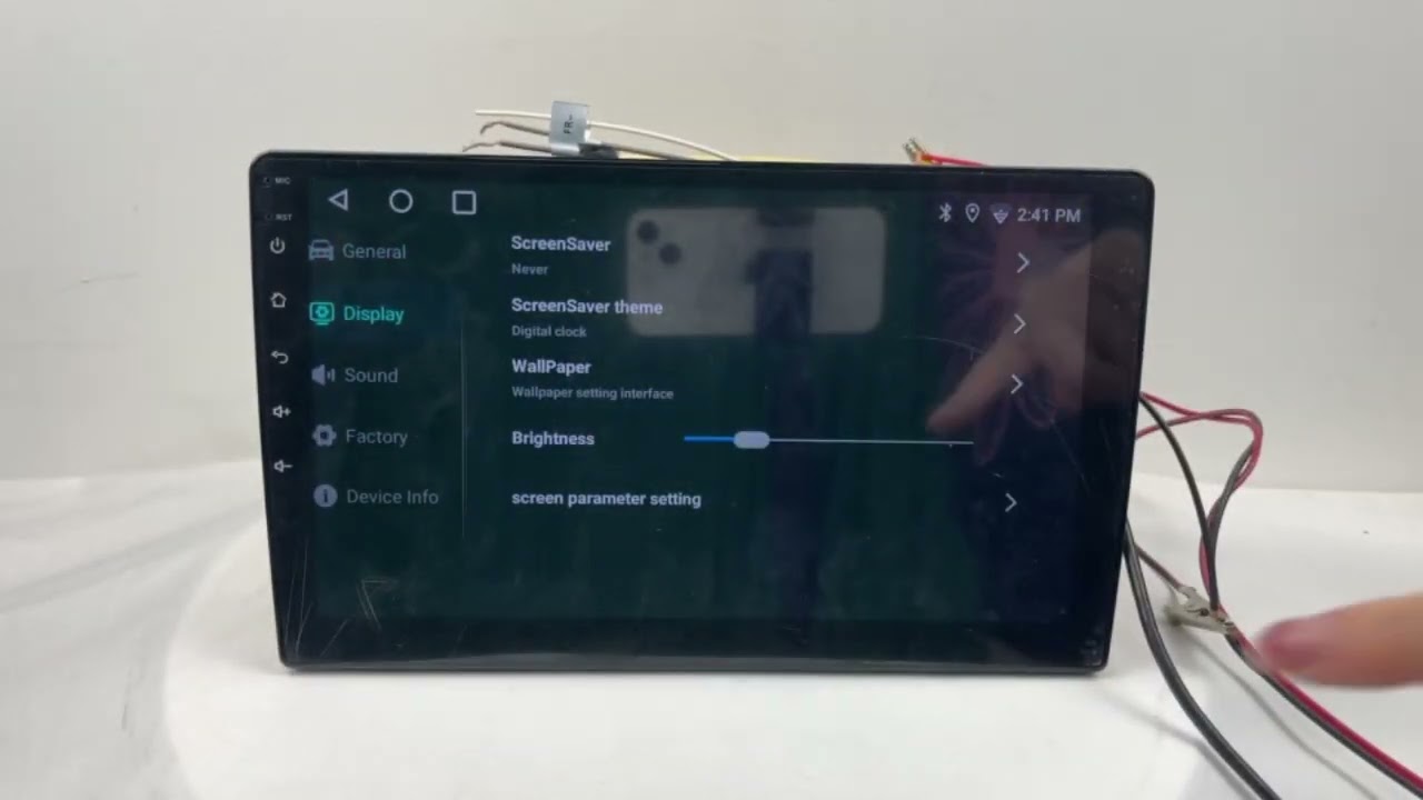 How to Adjust the Screen Brightness on Binize Car Stereo