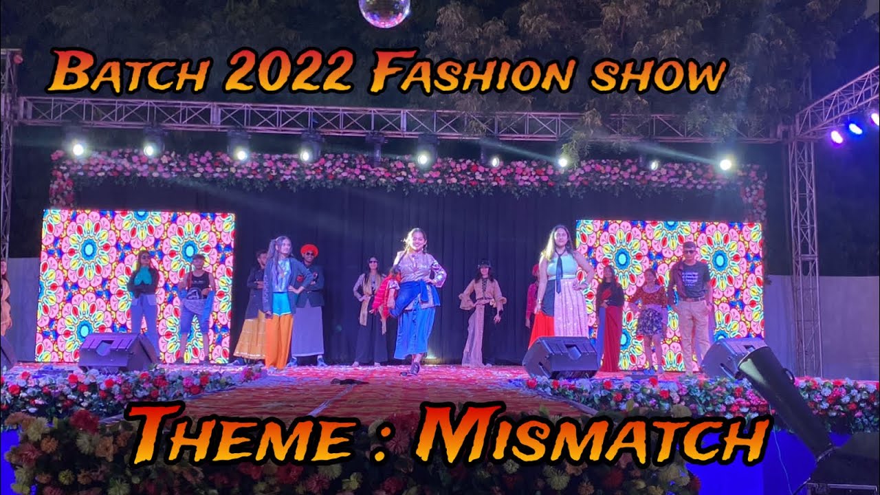 Batch 2022 Fashion show | Theme : Mismatch | Valyria 2k23 | vlog | Ddcrc | piyushkhatrivlogs | kota