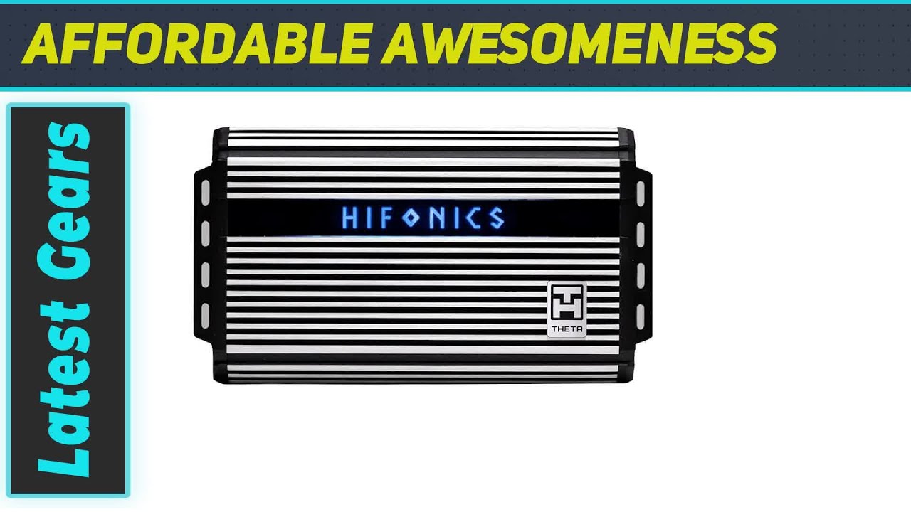 Hifonics ZTH-1525.1D Zeus Theta Compact Mono Channel Car Audio Amplifier: Unleash Powerful