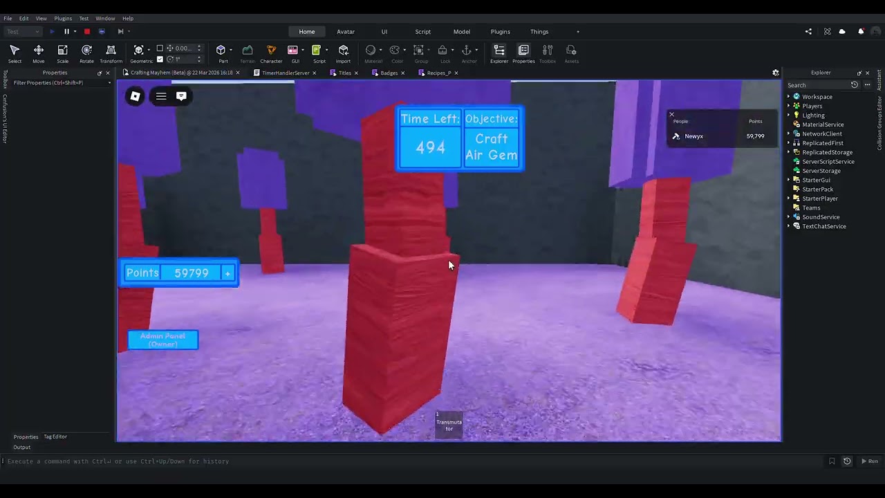 Crafting Mayhem Map 1 Demo