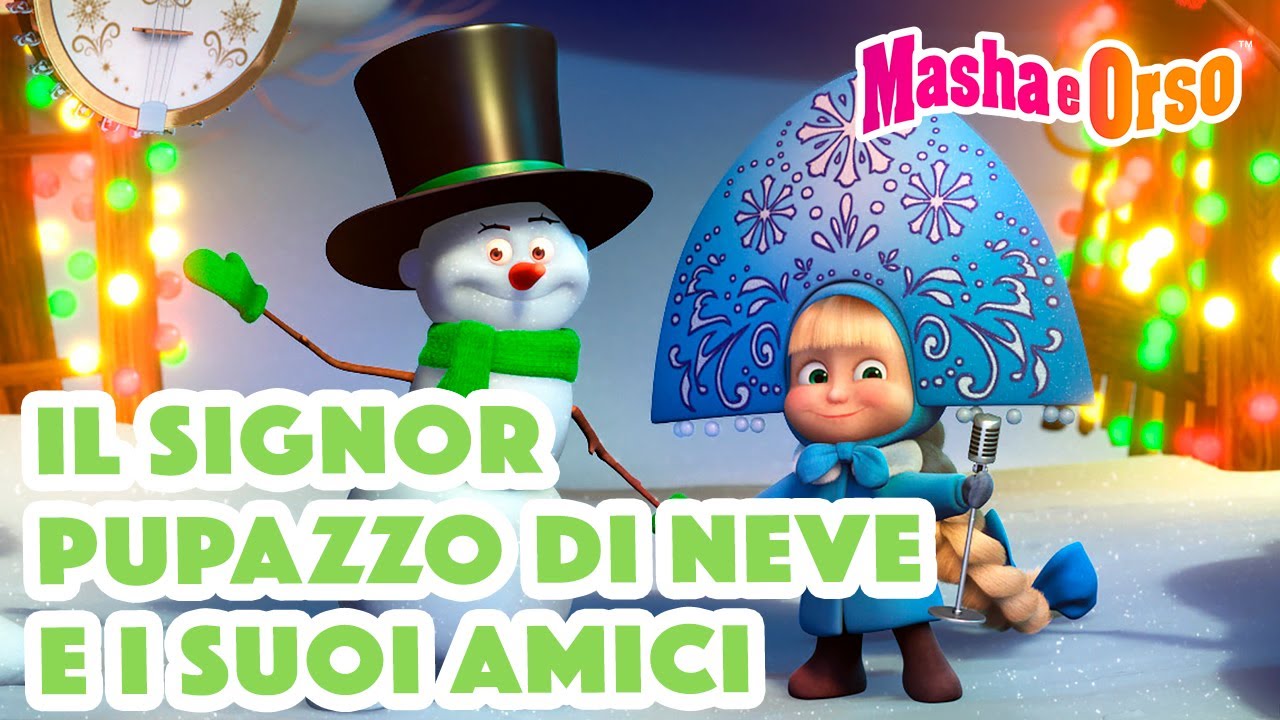 💥 Masha e Orso 🎄☃️ Il Signor Pupazzo di neve e i suoi amici 🎅👸 Cartoni animati per bambini 🐻