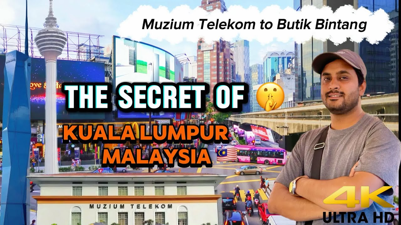 Places to visit in Kuala Lumpur Malaysia | Bukit bintang, Menara Tower, Museum Telekom Walk Tour 