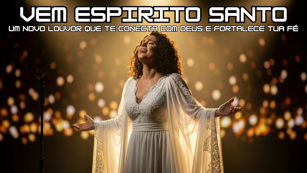 VEM,ESPIRITO SANTO | TOP 10 Canções INEDITAS Inspirada em Aline Barros. #alinebarros #gospelmusic