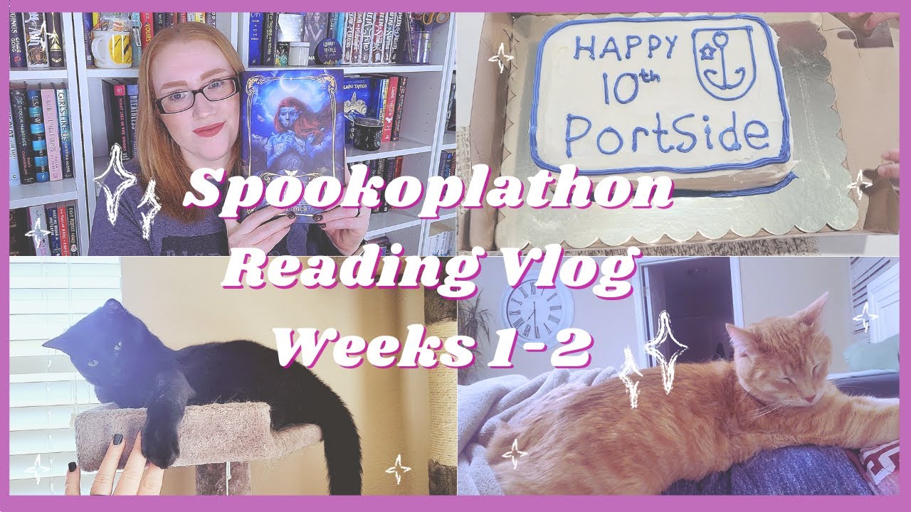 Spookoplathon Reading Vlog:  Classic Cars, A Book Haul, An Existential Crisis....And Cats!