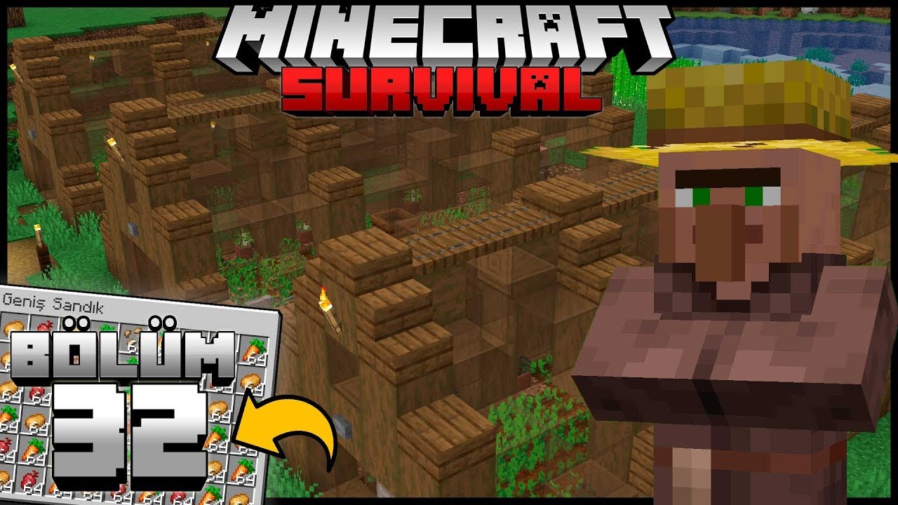 SERALARA DÜZENLEME! (Sınırsız Patates, Havuç ve Pancar)┇Minecraft Survival ▹Bölüm 32