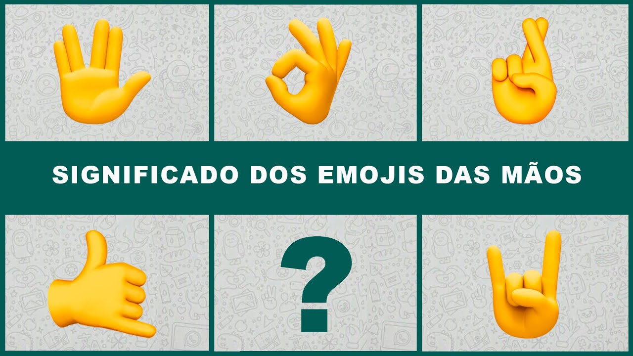 Significado dos Emojis das mãos | Emojis Animados | Multi Dados