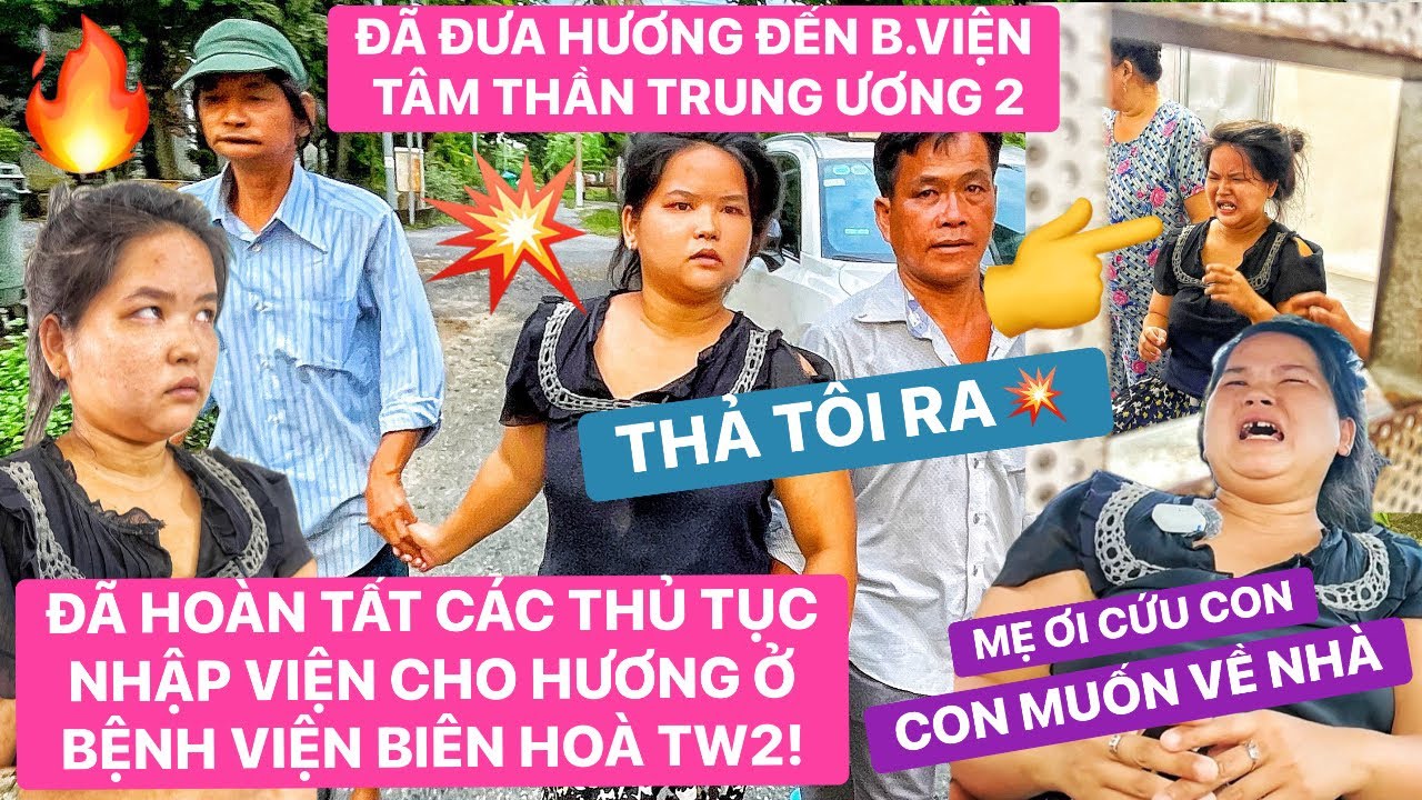 Đ&atilde; ho&agrave;n tất c&aacute;c thủ tục cho Hương điều trị ở Bi&ecirc;n Ho&agrave;, gi&acirc;y ph&uacute;t chia tay đi về ai cũng rơi nước mắt