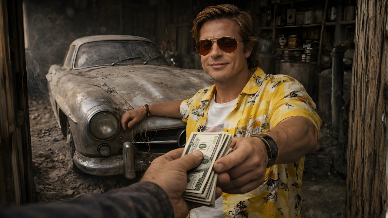 This Mercedes-Benz 300SL Feels Like a Lost Scene from Once Upon a Time in Hollywood
