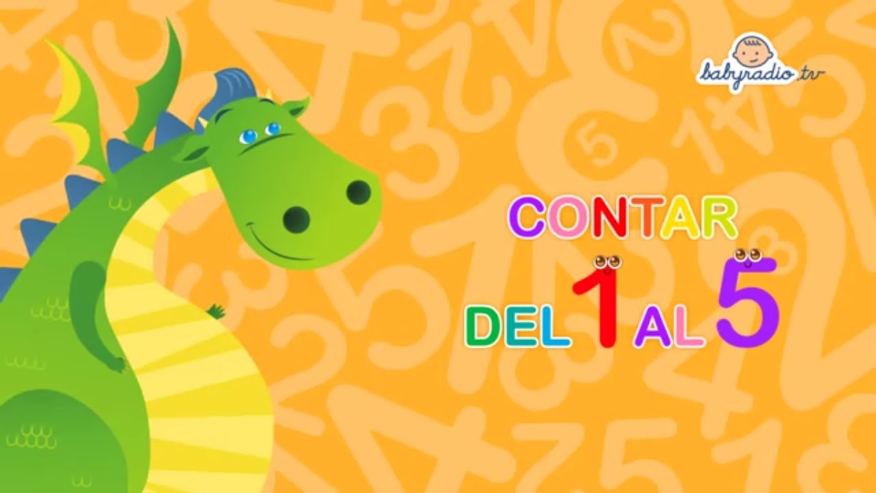 Los n&uacute;meros del 1 al 5 - Aprende a contar - Matem&aacute;ticas para ni&ntilde;os con Mon el drag&oacute;n